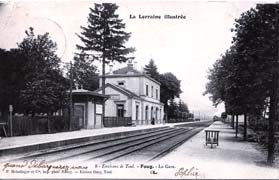 La Lorraine illustrée - Environs de Toul. - Foug. - La Gare