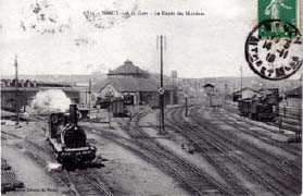 Nancy - A la gare - Le dépôts des machines