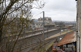 Toul illustré - La Gare - Vue du Pont-Neuf