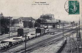 Toul illustré - La Gare - Vue du Pont-Neuf