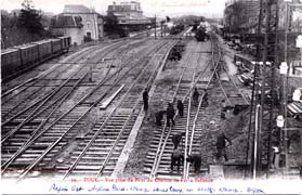 Toul. - Vue prise du Pont du Chemin de Fer à Bellevue